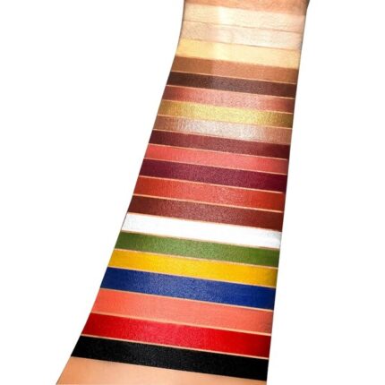 پالت رنگدانه جادویی 20 رنگ مای میکاپ استوری swatch