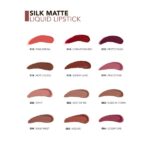 رژ لب مایع سیلک مات فلورمار swatches