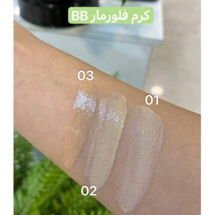 بی بی کرم spf 20 فلورمار swatches